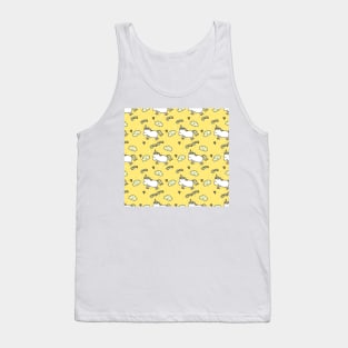 Unicorn kids yellow Tank Top